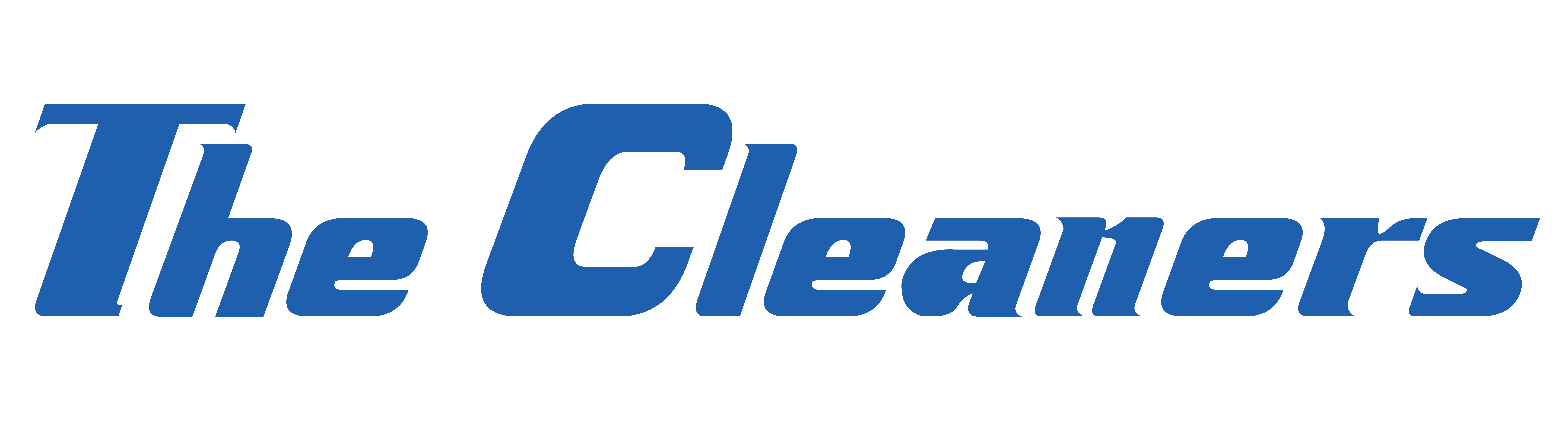 The Cleaners Blue Logo Long